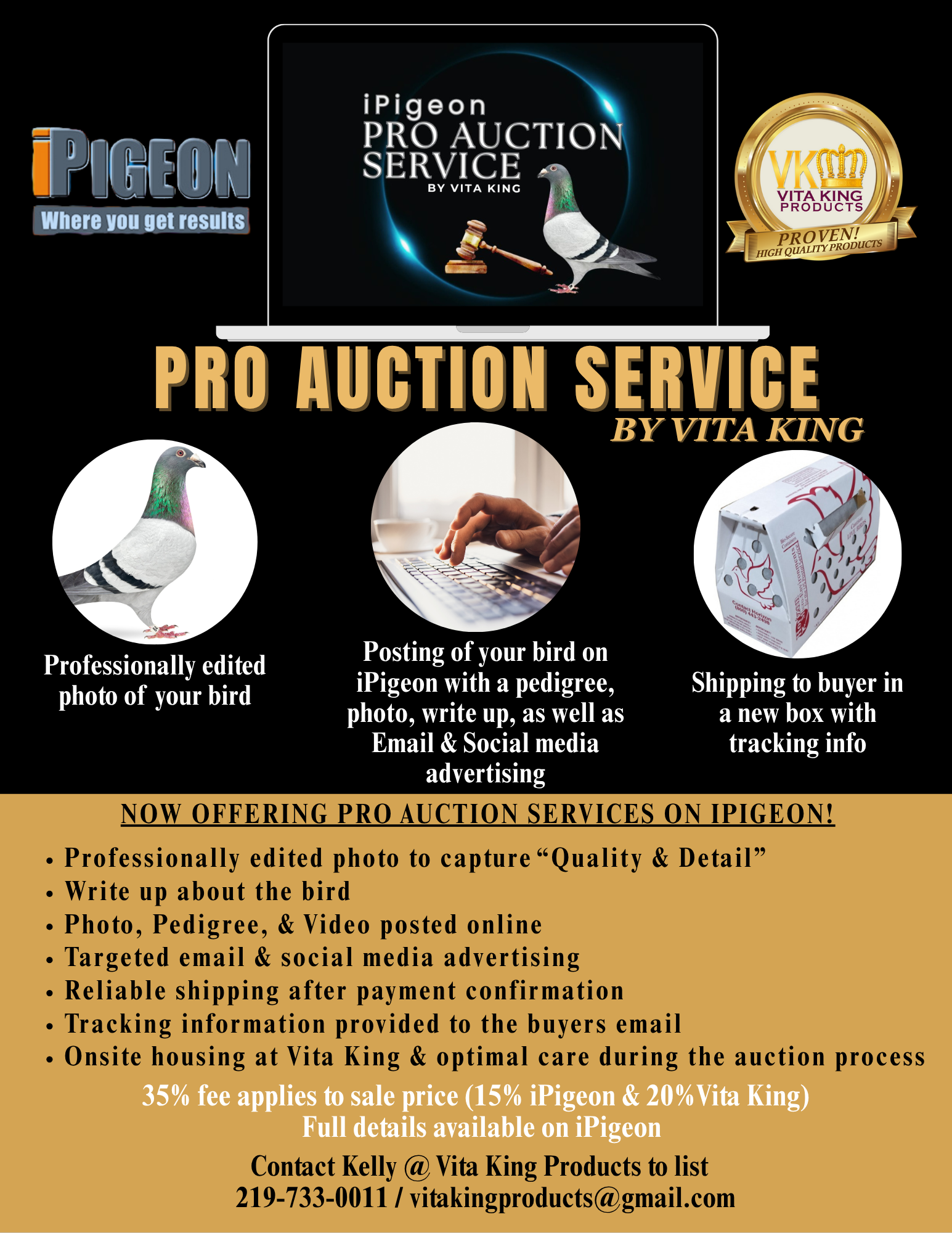 PRO AUCTION SERVICE by VITA KING