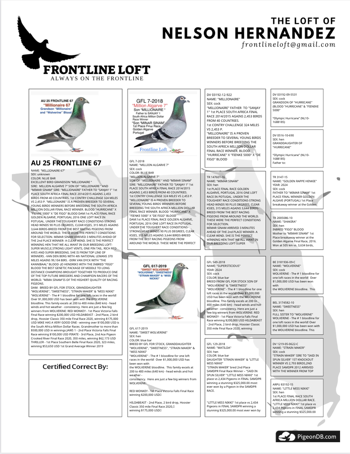 GANUS BLOOD- GRANDSON “MILLIONAIRE”