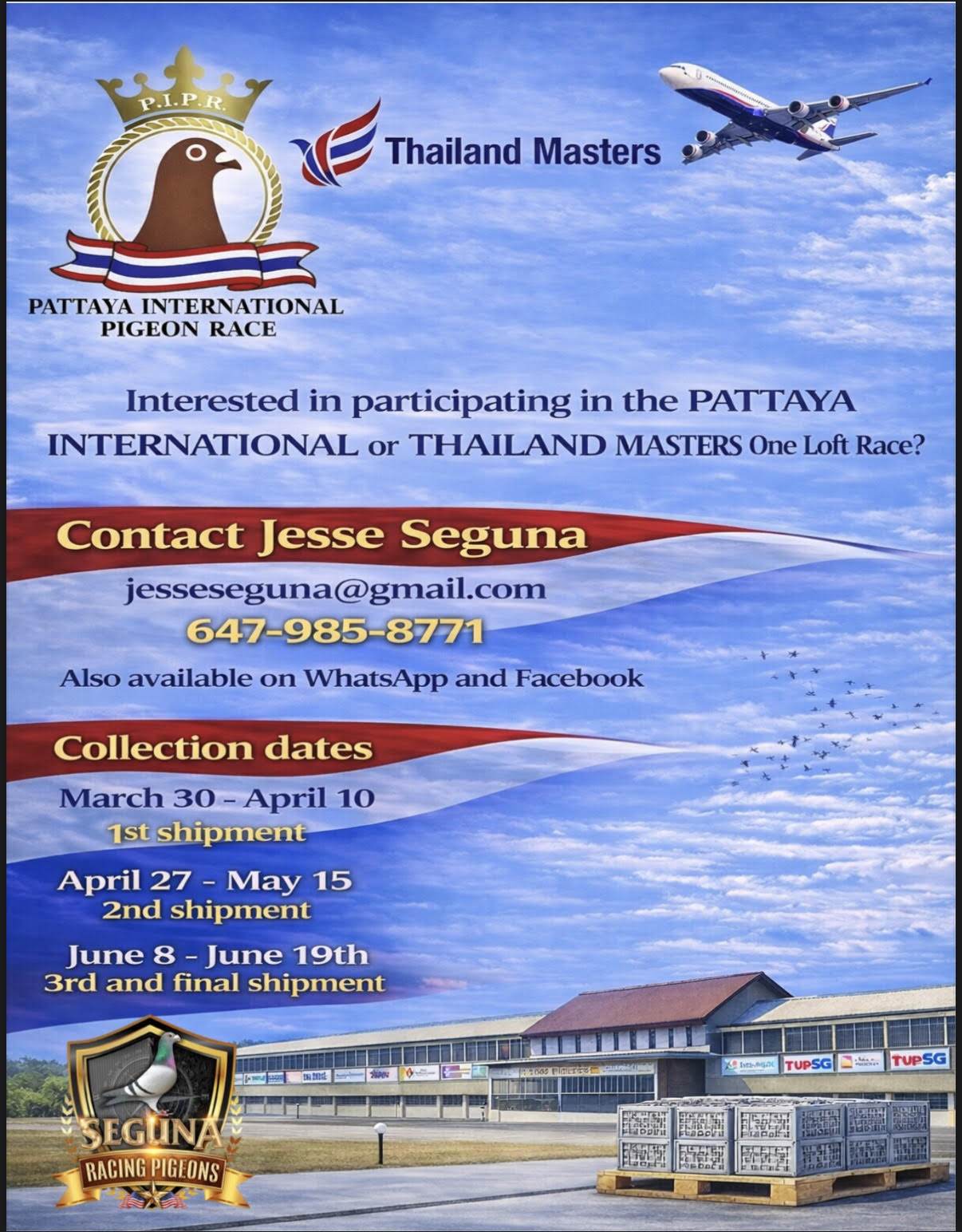 Shipping to Thailand OLRs 