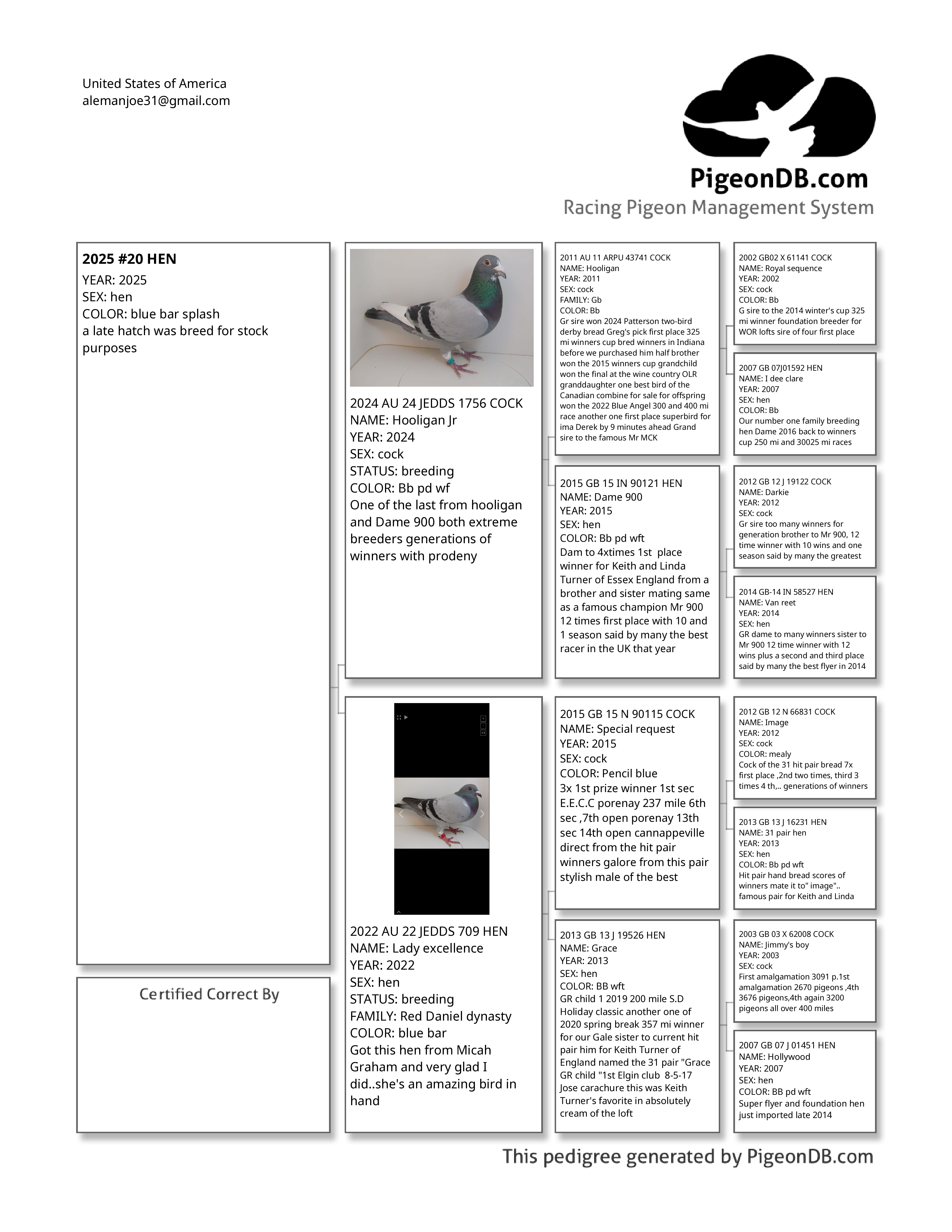 RED DANIEL DYNASTY BLOOD THE BEST STAFF VAN REETS A YOUNG BIRD 